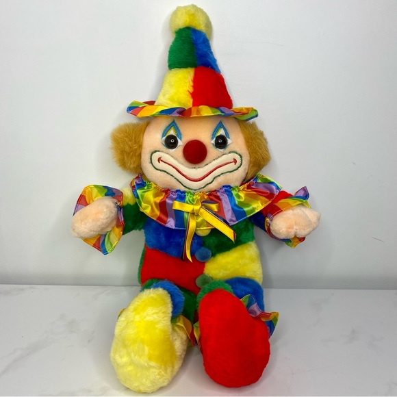 VINTAGE Cuddle Wit Circus Clown 24” - Picture 1 of 12